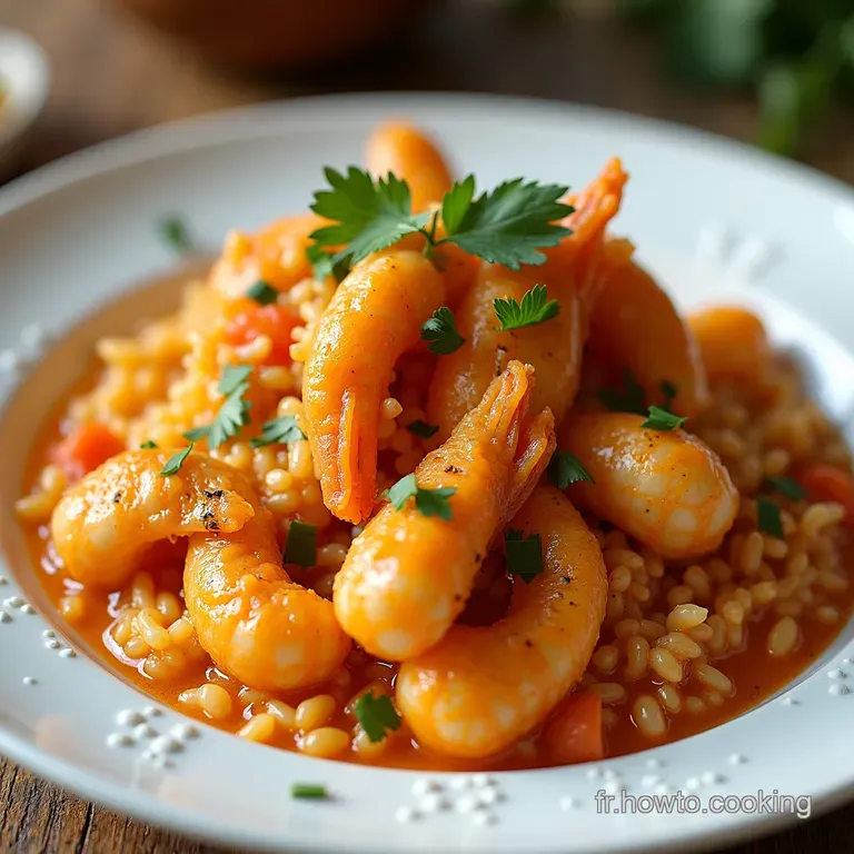 Riz aux Calamars en Sauce Tomate Fa&ccedil;on M&eacute;diterran&eacute;e