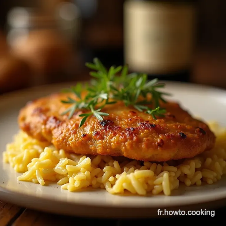 Le Riz Frit Comme à la Maison Poulet Croustillant et Caramel de Soja presentation