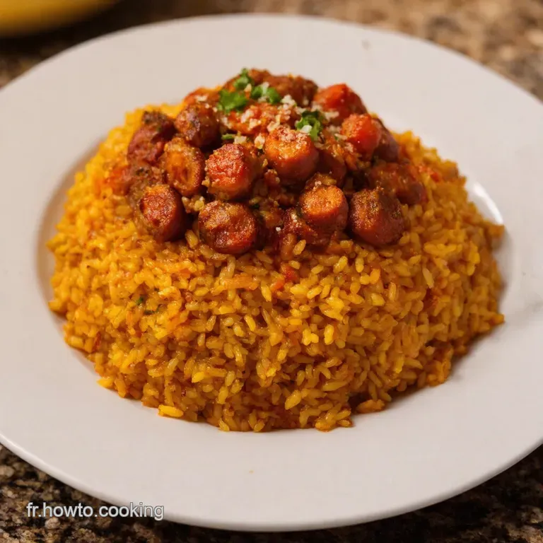 Riz Mexicain Au Chorizo Et Lardons Fiesta En Cocotte presentation