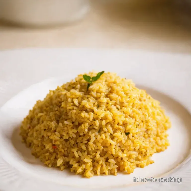 Riz Pilaf Lart Du Riz Parfum&eacute; &Agrave; La Fran&ccedil;aise presentation