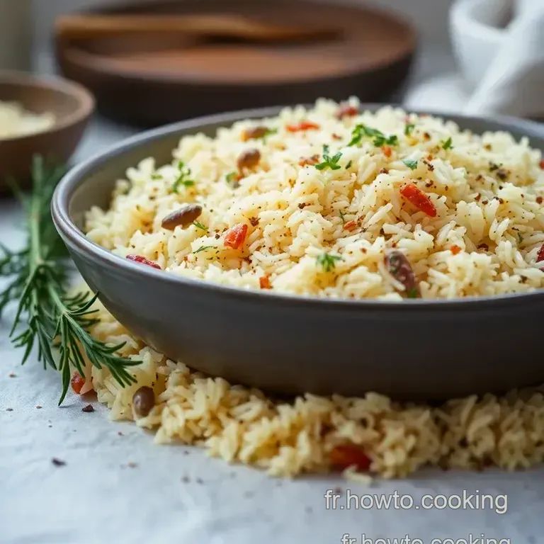 Riz Pilaf Parfum&eacute; Aux &Eacute;pices M&eacute;diterran&eacute;ennes presentation