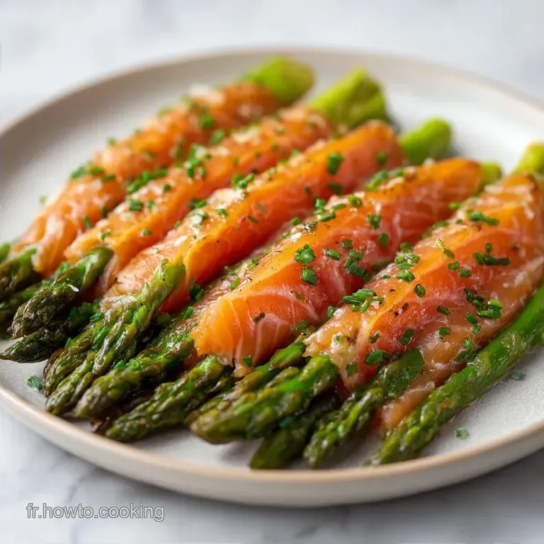 Roul&eacute; Saumon Asperges: Fra&icirc;cheur et Croquant