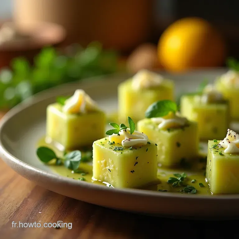 Les Cubes Rubik Estivaux Pastèque Melon Vert et Feta Marinade MentheCitron Vert presentation