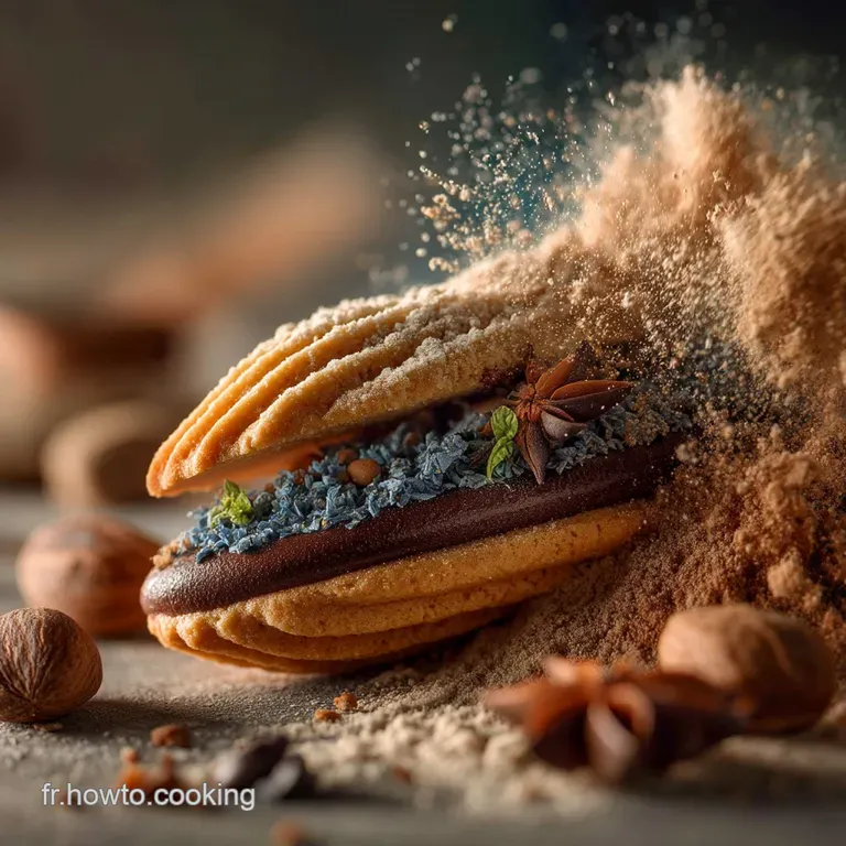 Sablés Viennois au Chocolat Noir Le classique croquant de la pâtisserie presentation