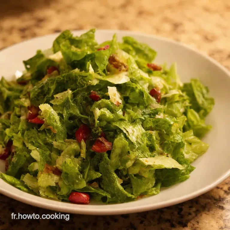 Salade C&eacute;sar &Agrave; La Fran&ccedil;aise presentation