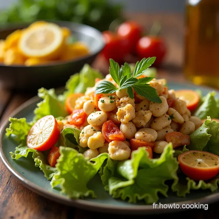 LÉlégance Croquante Salade de Concombre Avocat Chair de Crabe et Vinaigrette CitronAneth presentation