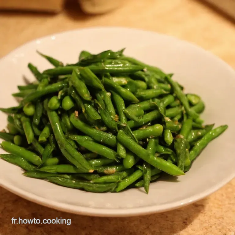 Salade de Haricots Verts à la Française presentation