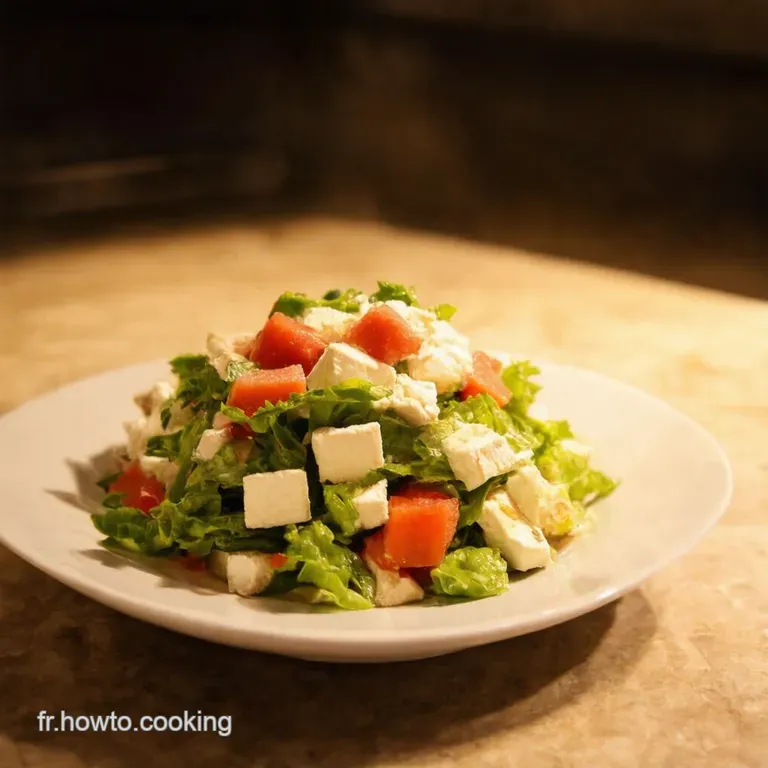 Salade Estivale Melon Et Brebis La Fra&icirc;cheur Inattendue presentation