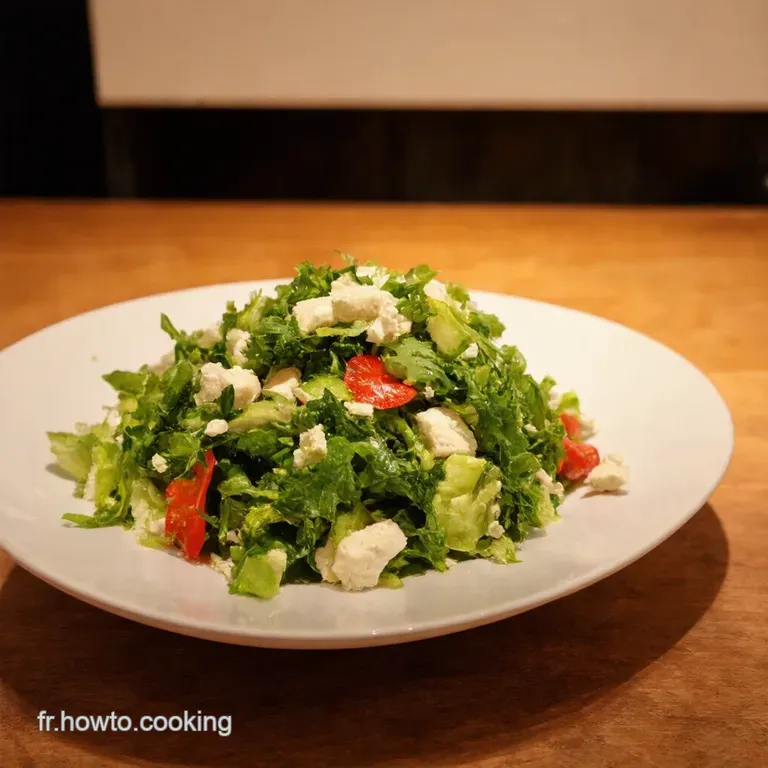 Salade Grecque R&eacute;invent&eacute;e Au Manouri presentation