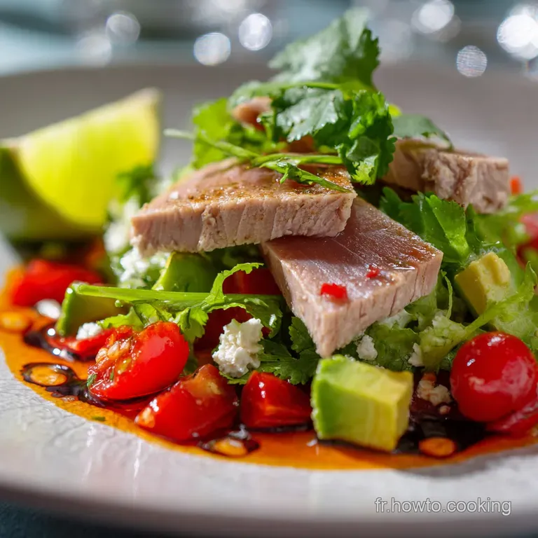 Salade Mexicaine Au Thon L&eacute;g&egrave;re Fresque Fra&icirc;cheur Cumincitron Vert presentation