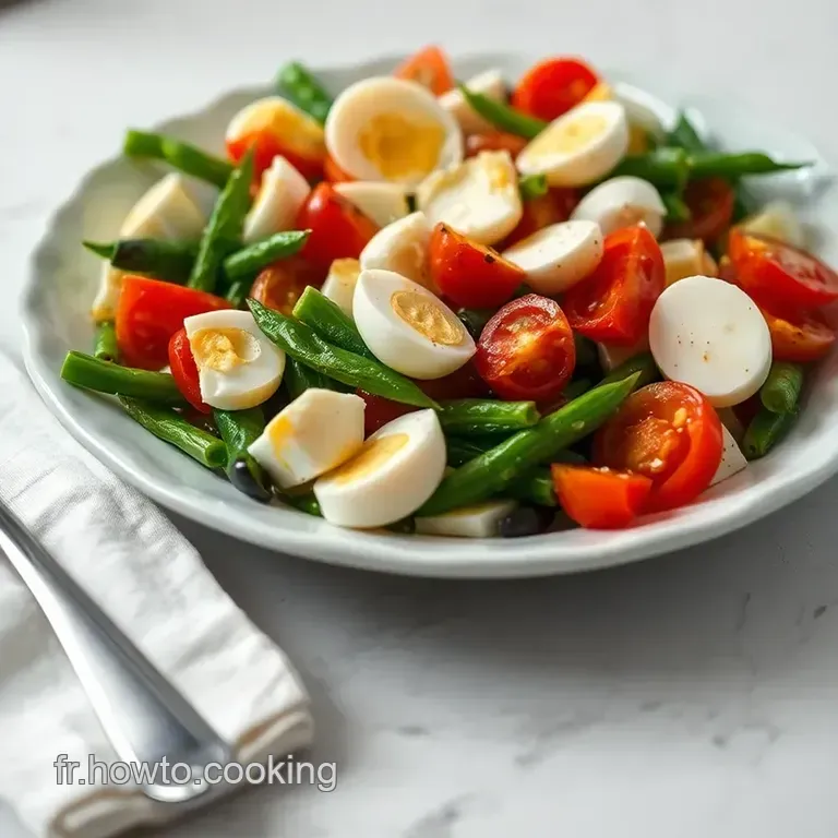 Salade Ni&ccedil;oise Fra&icirc;cheur M&eacute;diterran&eacute;enne presentation