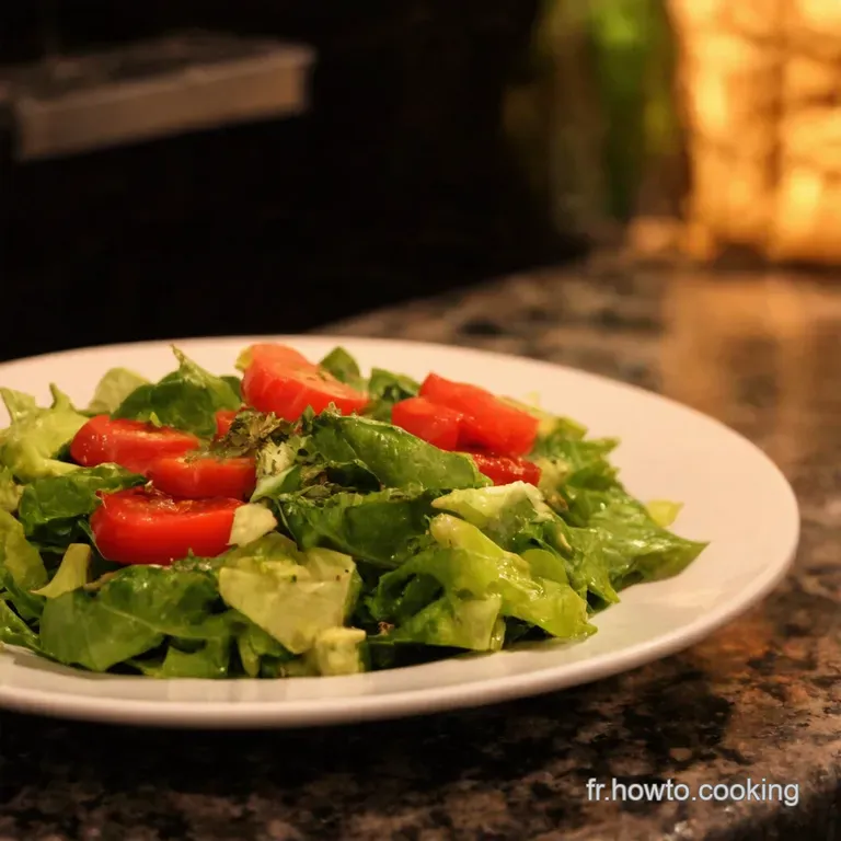 Salade Printani&egrave;re Retour Du March&eacute; &Agrave; La Vinaigrette Citronn&eacute;e presentation