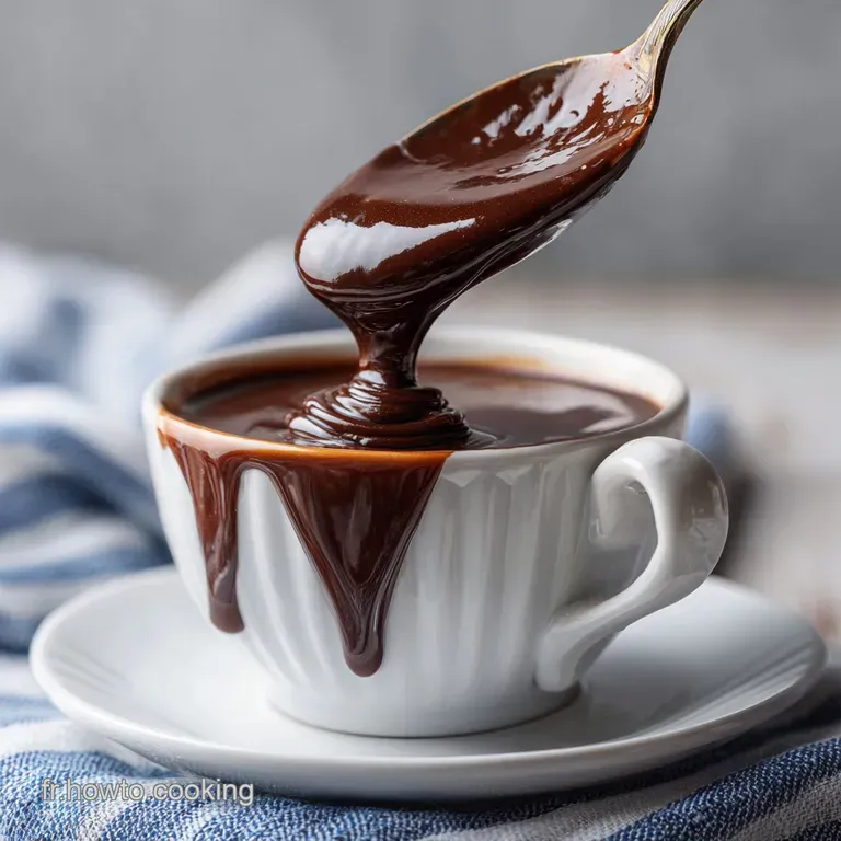 Sauce au Chocolat Onctueuse et Liquide