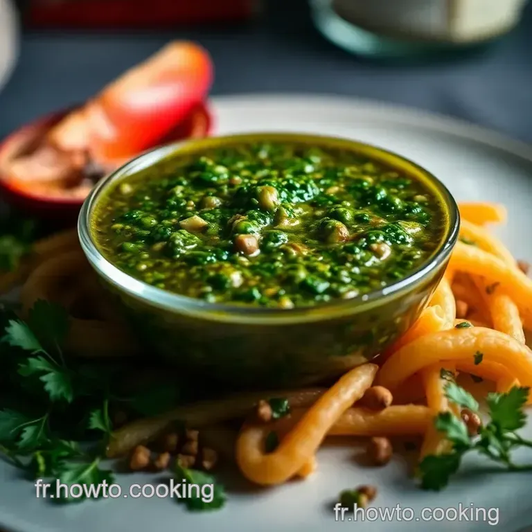 Sauce Chimichurri : La Salsa &Eacute;nergisante D&rsquo;argentine presentation