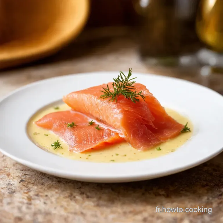 Saumon Gravlax Festin Scandinave Touche Fran&ccedil;aise presentation