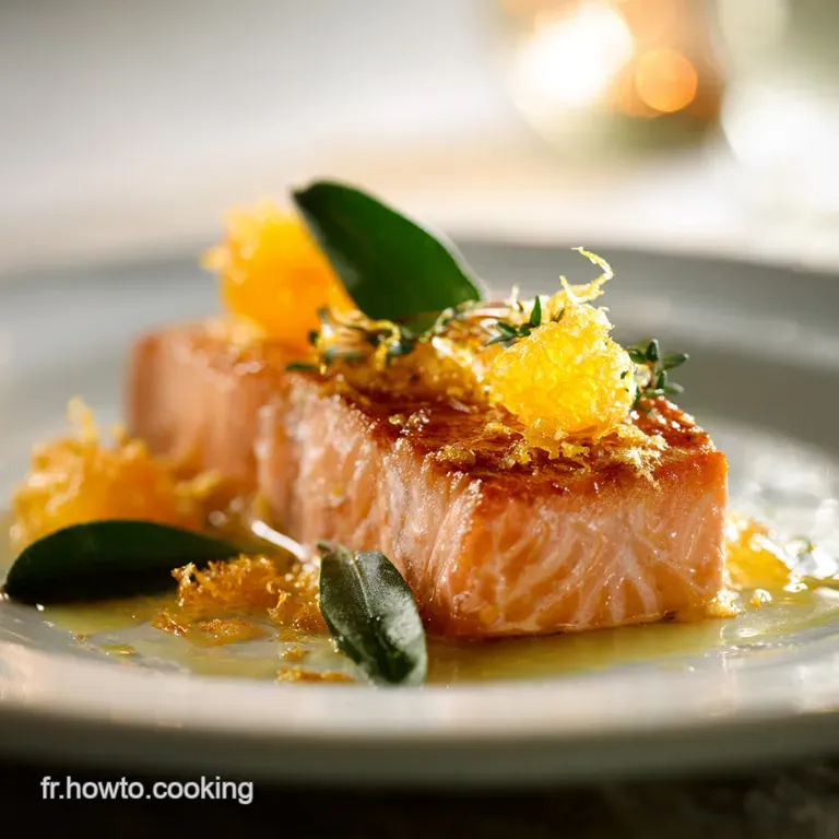 Recettes de Menu Léger BrûleGraisse Saumon Coup de Fouet aux agrumes