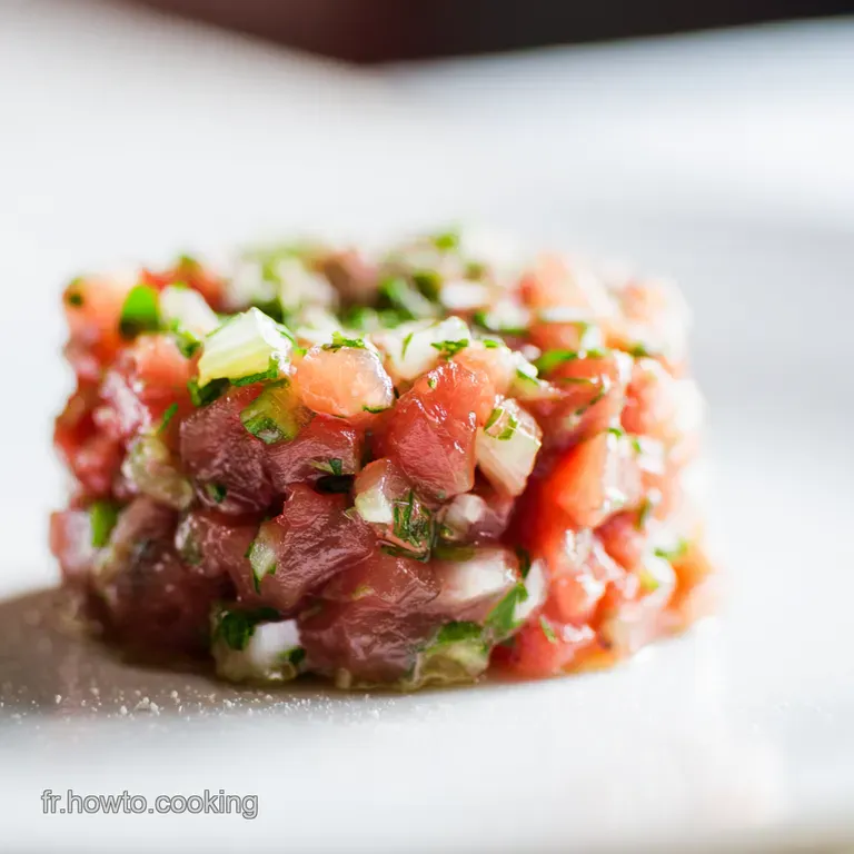 Saumon Tartare: Un Classique Rafraîchissant