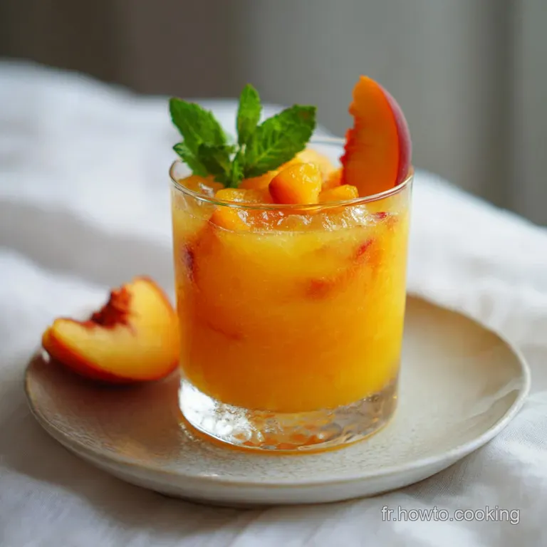 Schnaps aux P&ecirc;ches : Recette Maison Intense