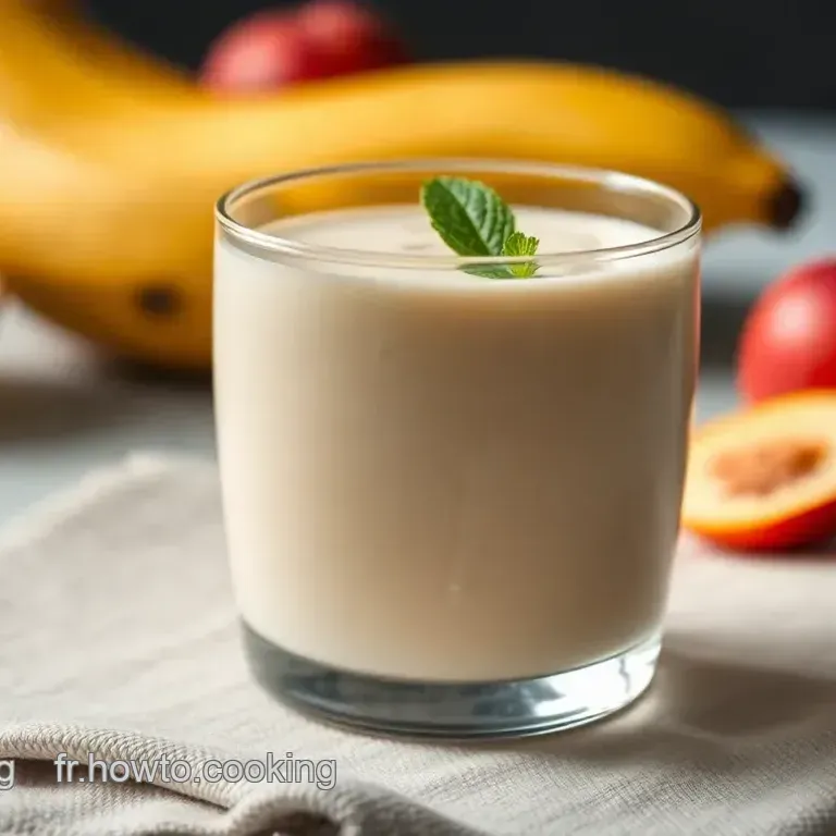 Smoothie Pêche Tropical : Douceur et Fraîcheur dans un Verre