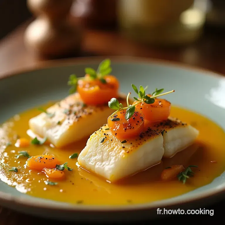 Rouleaux de Sole Légers Farce Forestière et son Jus de Citronnelle Vapeur presentation