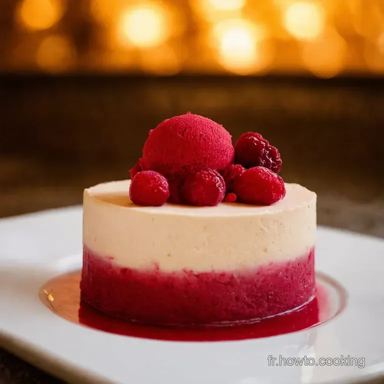 Sorbet Maison Aux Fruits Rouges Ad&eacute;lielike presentation