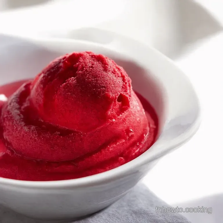 Sorbet Maison aux Fruits Rouges AdélieLike