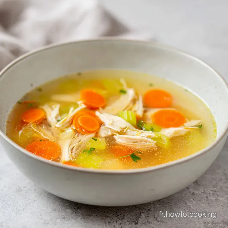 Soupe Au Poulet: Recette R&eacute;confortante