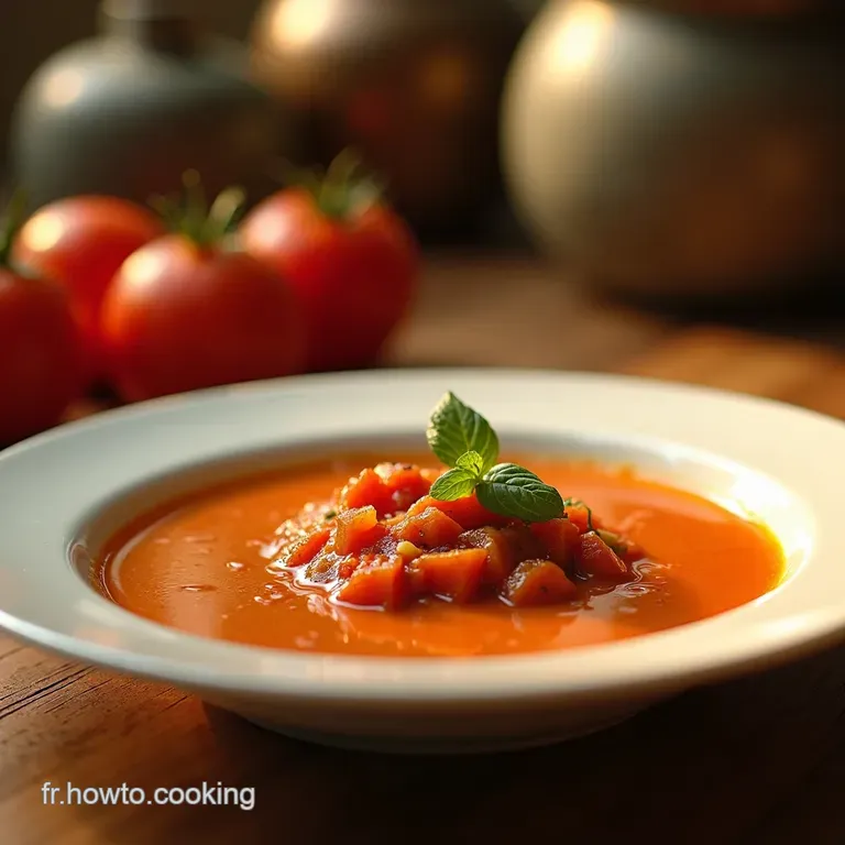 Soupe Aux Tomates &Agrave; Lancienne Un Amour De Cuisine presentation