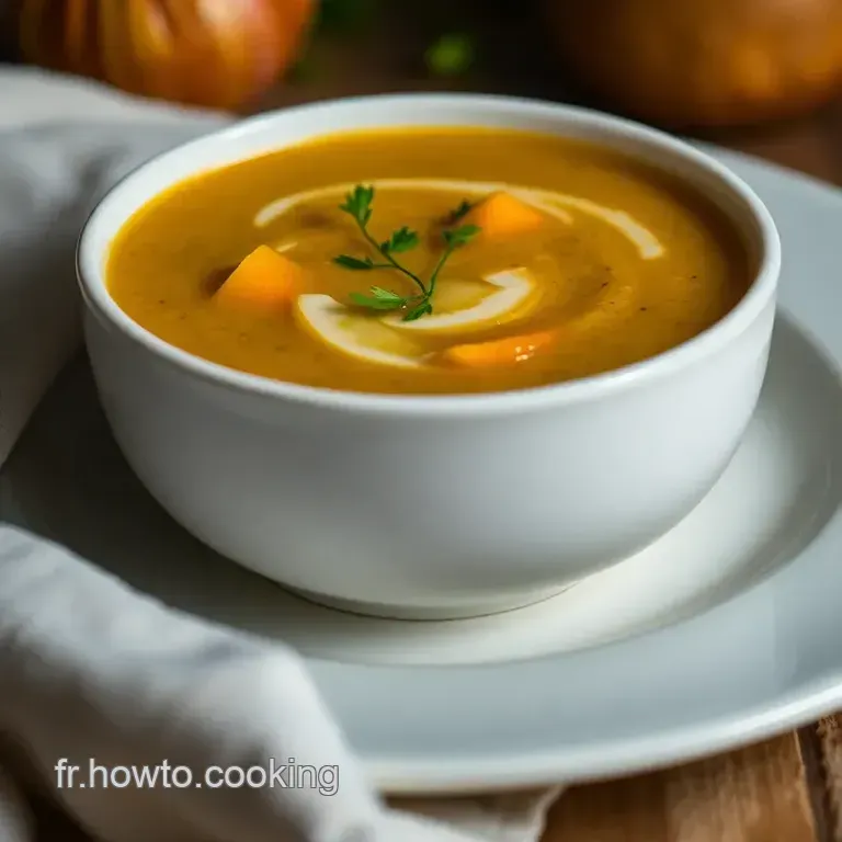 Soupe R&eacute;confortante &Agrave; La Marmite &Eacute;lectrique presentation