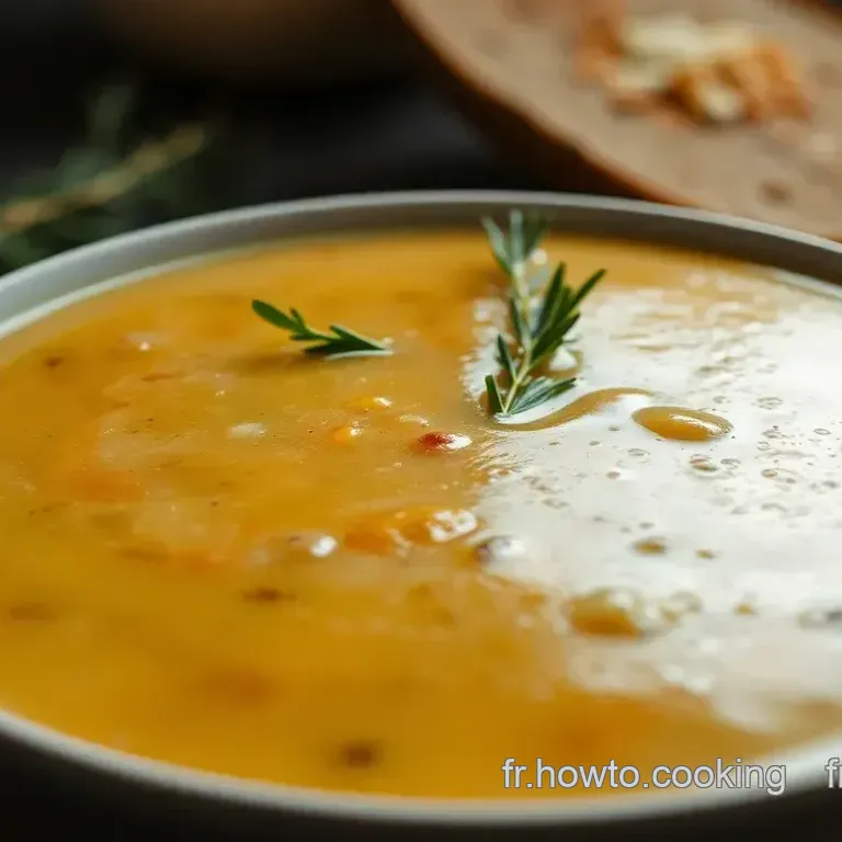 Soupe Veloutée de Topinambour aux Épices Douces