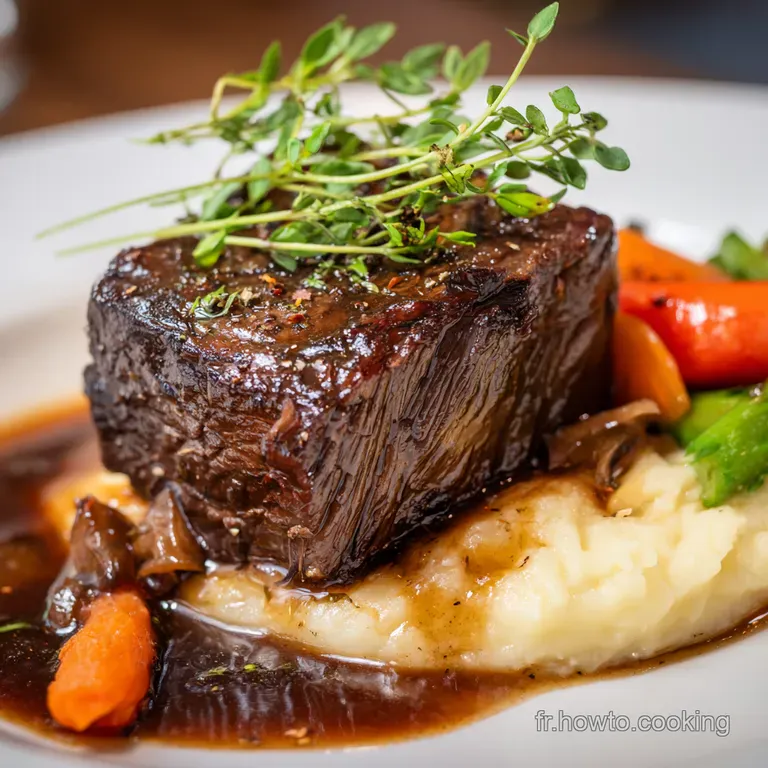Steak Bourguignon: Un Classique Bistro Simplifi&eacute;! presentation