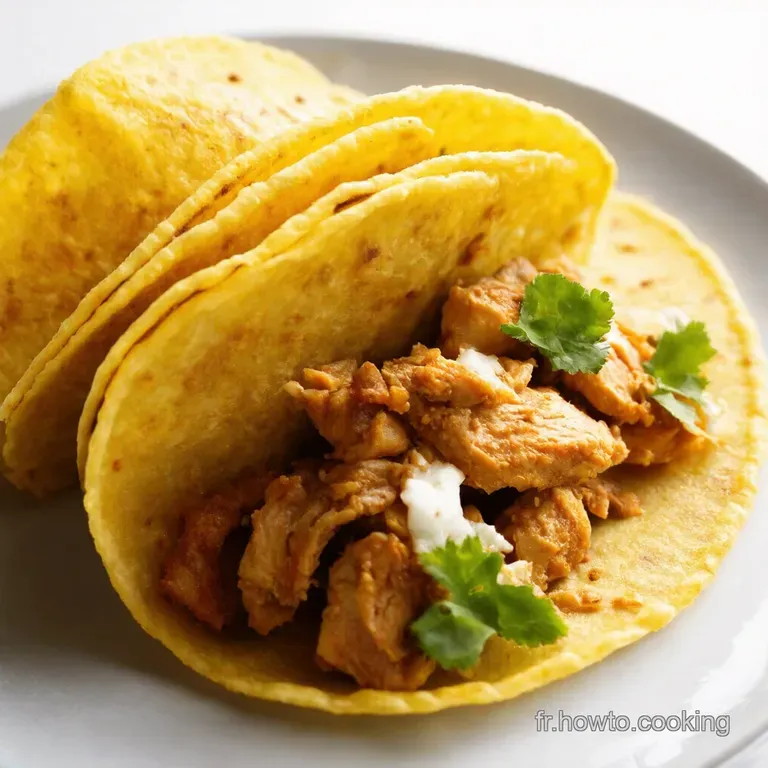 Tacos au Poulet à la Française Un Voyage Culinaire