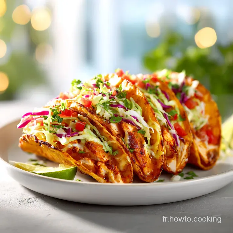 Tacos au Poulet Maison Rapides