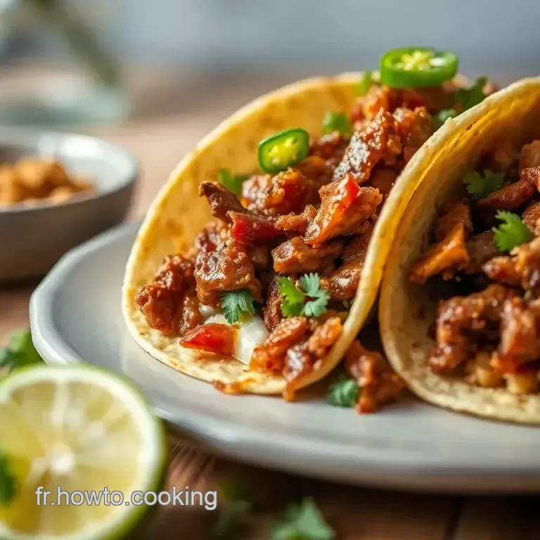 Tacos Carnitas Authentiques: La F&ecirc;te &Agrave; Chaque Bouch&eacute;e presentation