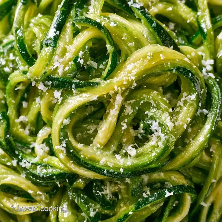 Tagliatelles De Courgettes &Agrave; La Po&ecirc;le