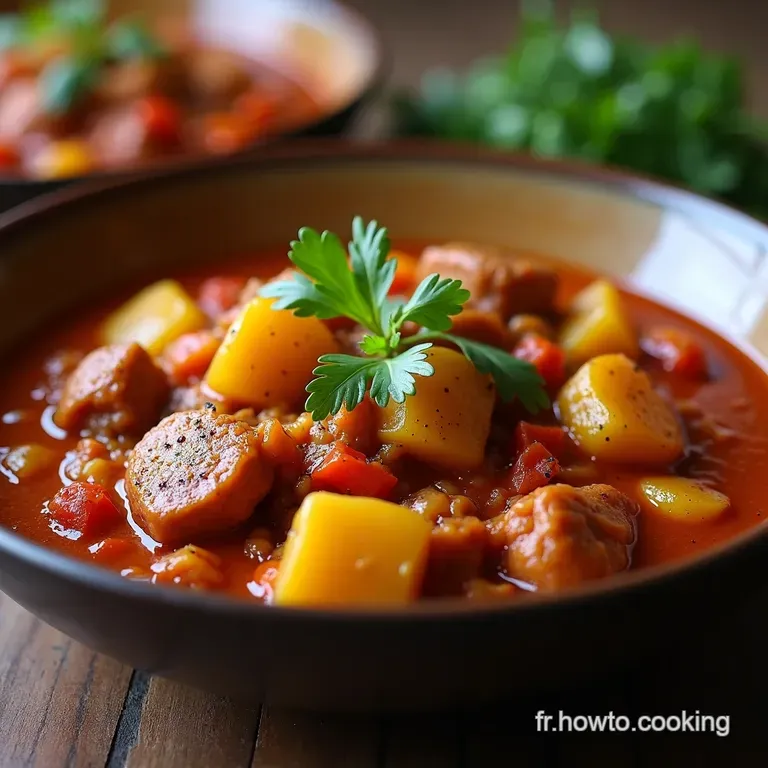 Tajine de Merguez Tunisien