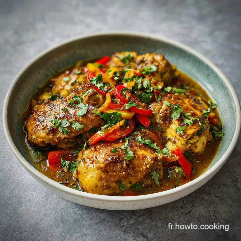 Tajine de Poulet aux &Eacute;pices: Recette Marocaine Fondante
