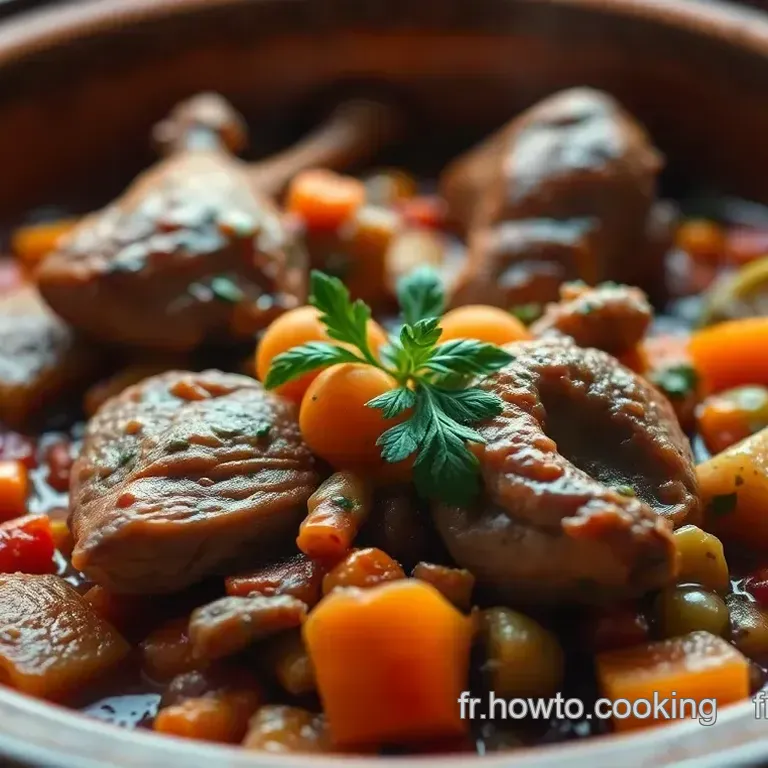 Tajine Magique : Poulet aux Légumes et Épices du Maroc