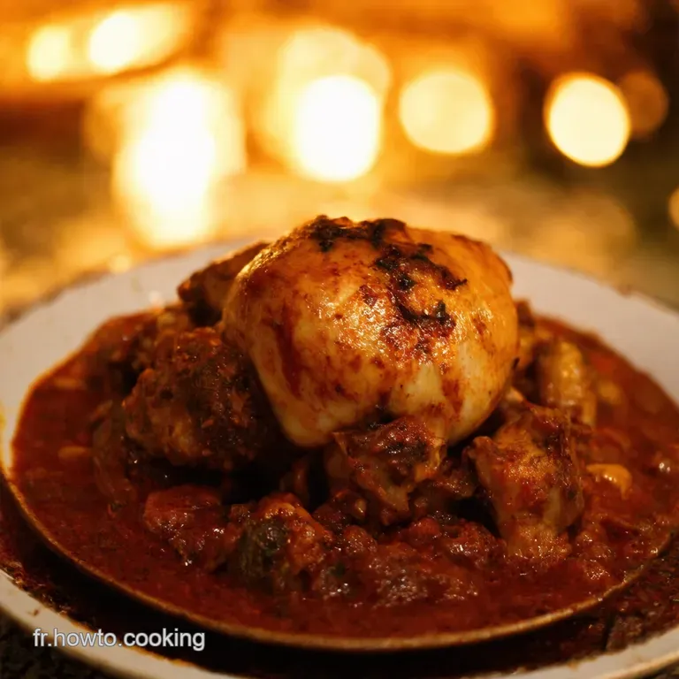 Tajine Poulet Aux Olives Et Citron Confit presentation