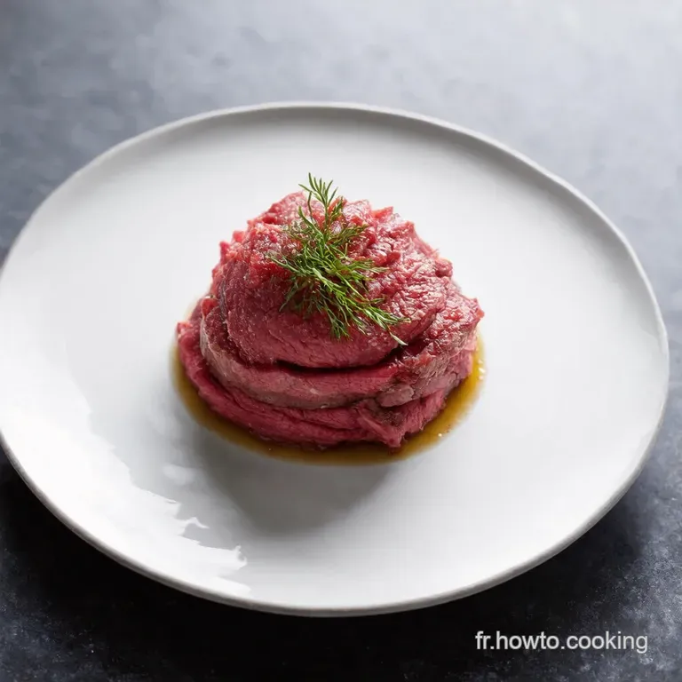 Recette Tartare de Boeuf Le Vrai Goût de Paris