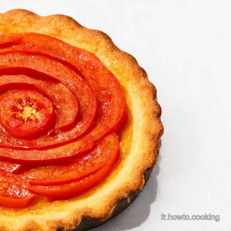 Tarte à la Tomate Rustique Parfumée au Basilic