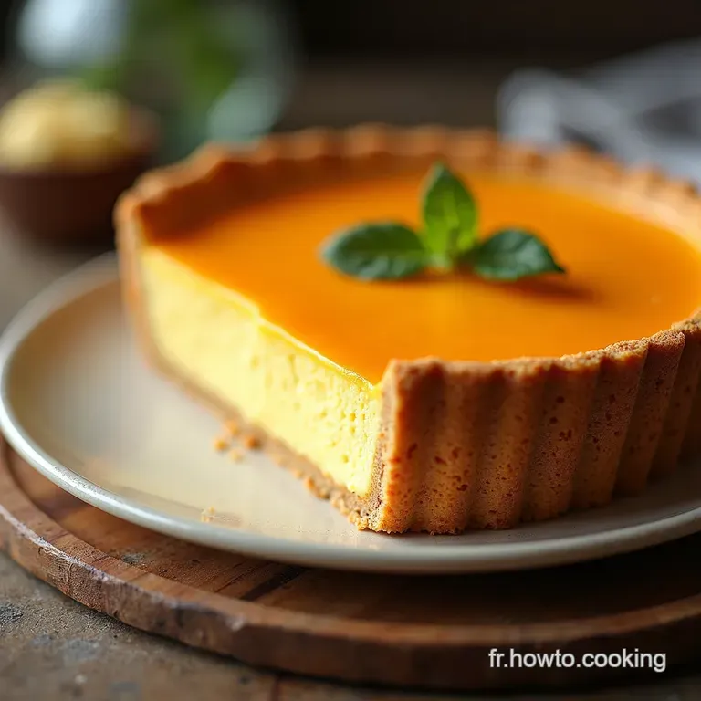 Tarte &agrave; lOrange Express Un D&eacute;lice Sans P&acirc;te