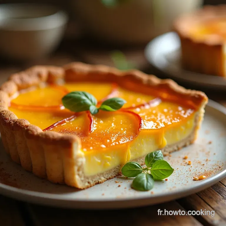 Tarte Amandine Aux Coings Version Gourmande Et Facile presentation