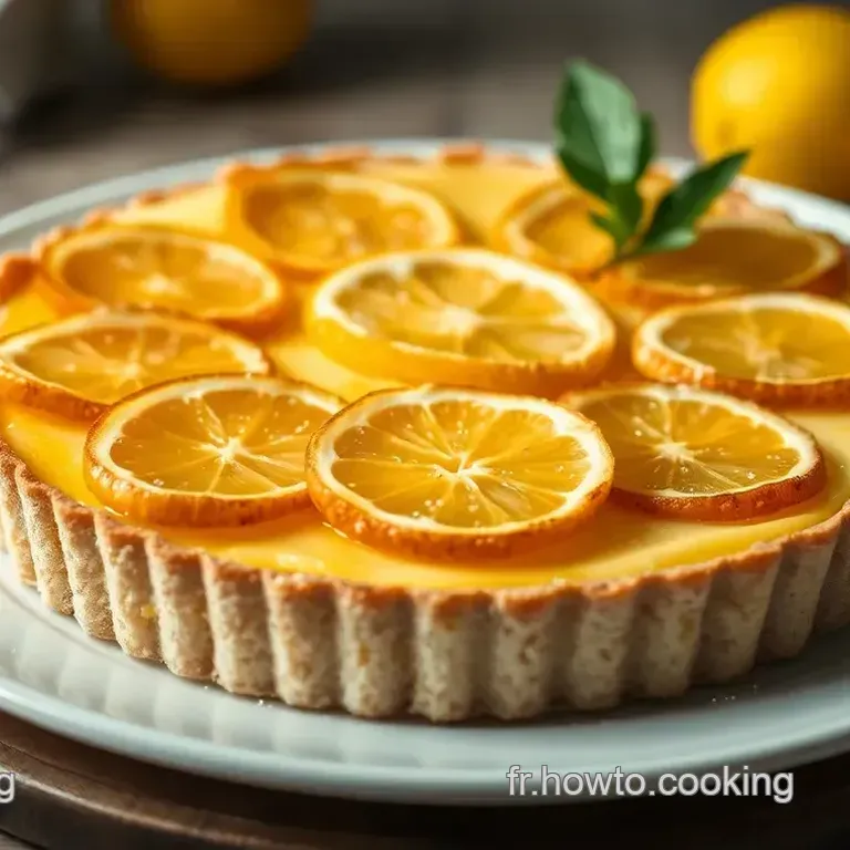 Tarte au Citron S&egrave;ch&eacute; : Un Voyage en M&eacute;diterran&eacute;e