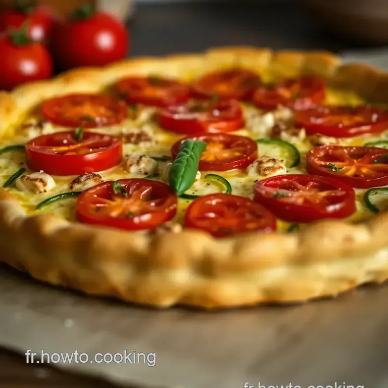 Tarte Aux Courgettes Et Tomates : La Quiche Estivale presentation