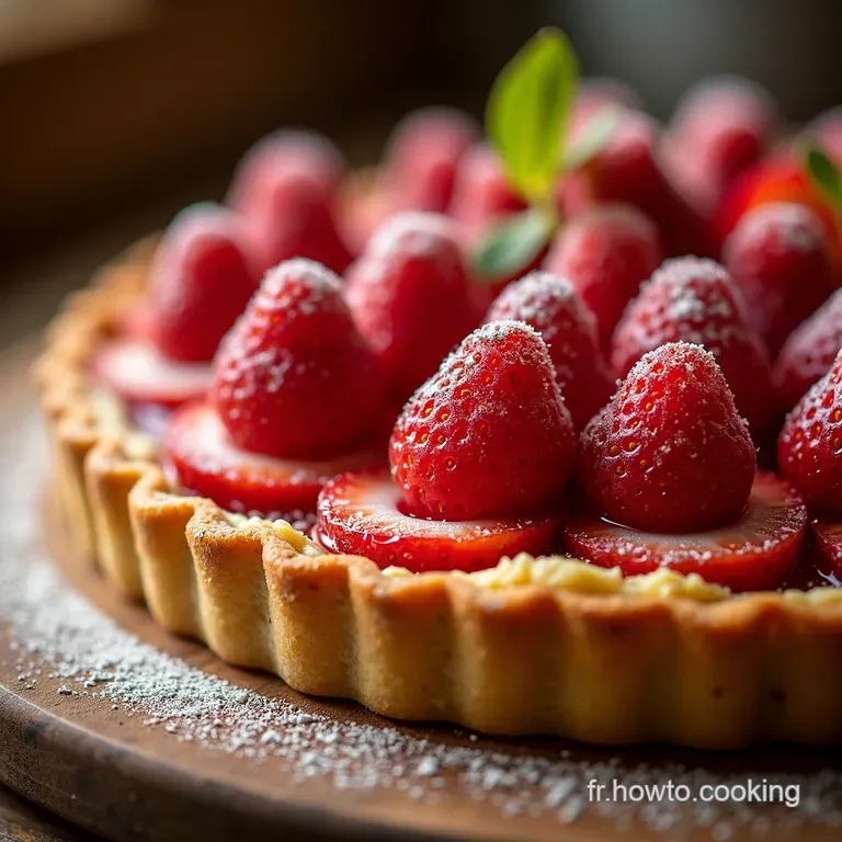 Tarte aux Fraises Sans Cuisson Un Délice Estival presentation