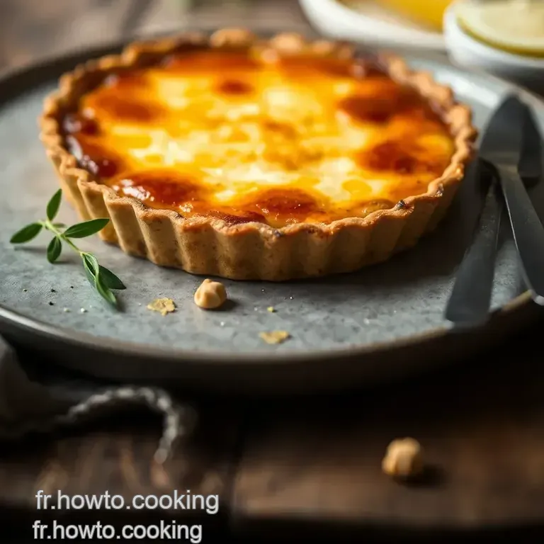 Tarte Flamb&eacute;e Alsacienne presentation