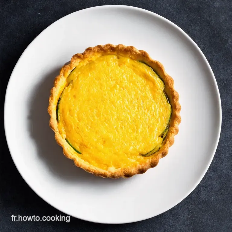 Tarte Soleil de Courgettes &agrave; la Passard
