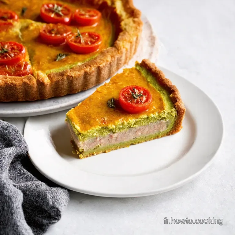 Tarte Thon Tomate Moutarde La Star des Repas Pris Sur le Pouce