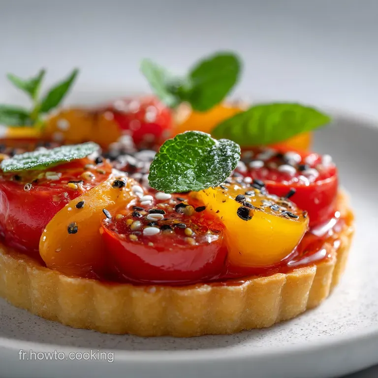 Tarte à la tomate et à la moutarde : Le Classique Facile